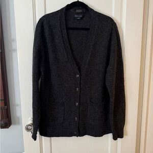 Pendleton Charcoal Cardigan Sweater Washable Wool